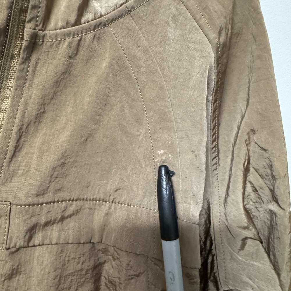 Lululemon Seek Vistas 1/2 Zip Jacket
 Frontier Size M/L Khaki - Picture 7 of 12